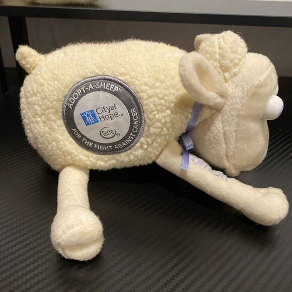 Serta 8" Adopt a Sheep‎ 60 City of Hope 2000 Stuffed Animal Vintage Plush - Picture 4 of 8